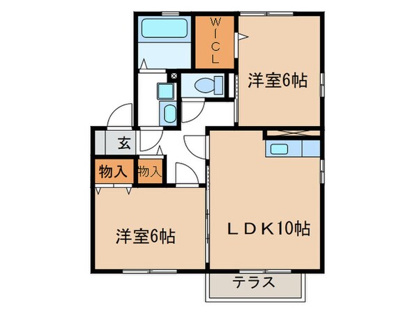 リバティヒルズの物件間取画像